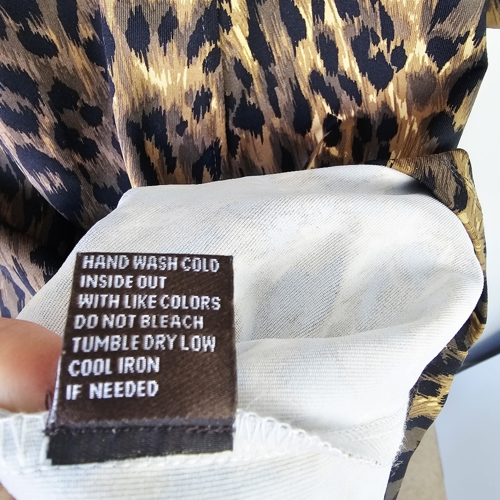 J. McLaughlin Leopard Print Catalina Cloth Dress XS - Picture 6 of 7